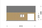 Kleines Holzhaus AGATA S (44 mm + Holzverschalung), 39 m² specification 4