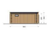 Gartenhaus aus Holz PREMIUM (34 mm + Holzverschalung), 6,5x4,5 m, 26 m² specification 4