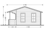 Gartenhaus aus Holz ROYAL S (44 mm), 5x5 m, 25 m² specification 3