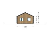 Holzhaus NICOLE S (Isoliert, 66 mm + Holzverschalung), 66 m² specification 5