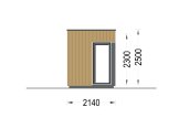 Gartenhaus aus Holz PREMIUM L (34 mm + Holzverschalung), 3x2 m, 6 m² specification 3