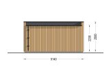 Gartenhaus aus Holz PREMIUM (34 mm + Holzverschalung), 5x3 m, 13 m² specification 4