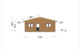 Holzhaus ALICE S (44 mm + Holzverschalung), 63 m² specification 3