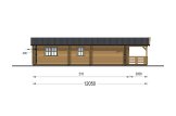 Holzhaus DONNA S (44+44 mm), 63 m² + 11.5 m² specification 3