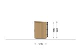 Gartensauna OKO (34 mm + Holzverschalung), 2.3x1.6 m, 2.7 m² specification 5