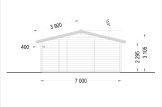 Kleines Holzhaus MILA (44 mm), 56 m² specification 5