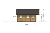 Kleines Holzhaus SCOOT S (34+34 mm), 27 m² + 10 m² Schlafboden specification 4