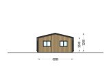 Holzhaus NICOLE (Isoliert, 44 mm + Holzverschalung), 68 m² specification 5