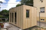 Gartenhaus aus Holz PREMIUM (Isoliert, 34 mm + Holzverschalung), 4,1x2,4 m, 10 m² customer 3