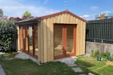Gartenhaus aus Holz EMMY (Isoliert, 34 mm + Holzverschalung), 3x3 m, 9 m² customer 1