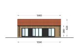 Holzhaus SELENE (Isoliert - RClass, 66 mm + Holzverschalung), 53 m² specification 2