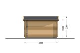 Gartenhaus aus Holz LILLE F (44 mm), 4x3 m, 12 m² specification 4
