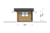 Gartenhaus aus Holz DREUX (44 mm), 4x3 m, 12 m² specification 5