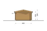 Holzgarage CLASSIC (34 mm), 4 x 7.5 m, 30 m² specification 4