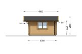 Gartenhaus aus Holz LILLE (34 mm), 5x4 m, 20 m² specification 5