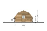 Holzgarage BARN (44 mm), 5x6 m, 30 m² specification 4