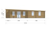 B-WARE: Holzhaus VICTORIA S (66+66 mm) , 171 m² specification 4