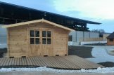 Gartenhaus aus Holz PALMA (34 mm), 4x4 m, 16 m² customer 2