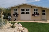 Gartenhaus aus Holz CLARA (66 mm), 7x4 m, 28 m² customer 3
