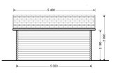 Gartenhaus aus Holz ROYAL S (44 mm), 5x5 m, 25 m² specification 4