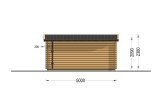 Gartenhaus aus Holz ESSEX S (44 mm), 5x4 m, 20 m² specification 4