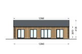 Holzhaus NICOLE S (Isoliert, 66 mm + Holzverschalung), 66 m² specification 2