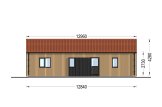 Holzhaus NICOLE (PREMIUM Isoliert, 66 mm + Holzverschalung), 68 m² specification 4
