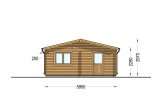 Doppelgarage aus Holz ALTERNATIVE DUO (44 mm), 6x6 m, 36 m² specification 3