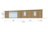 B-WARE: Holzhaus VICTORIA S (66+66 mm) , 171 m² specification 2