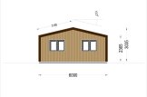 Holzhaus SELENE S (44 mm + Holzverschalung), 63 m² specification 5