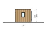 Gartenhaus aus Holz PREMIUM (34 mm + Holzverschalung), 5,95x3 m, 16 m² specification 3
