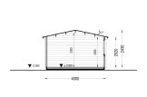 Gartenhaus aus Holz WISSOUS (44 mm), 4x3 m, 12 m² specification 6