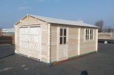 Holzgarage CLASSIC (34 mm), 4x6 m, 24 m² customer 2