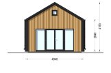 Kleines Holzhaus SARA (34 mm + Holzverschalung), 20 m² specification 3