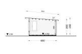 Gartenhaus aus Holz ESSEX (34 mm), 5x4 m, 18 m² specification 6
