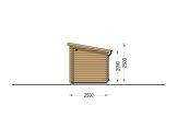 Gartensauna VIGOR (44 mm), 3.3x2.5 m, 4.85 m² specification 5