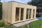 Gartensauna mit Vorraum DELLA (34 mm + Holzverschalung), 6,1 x 2,6 m, 12,5 m² customer 3