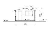 Gartenhaus aus Holz DREUX (34 mm), 4x3 m, 12 m² specification 6