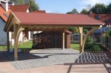 Carport aus Holz CORA DUO, 5,9 x 5,9 m, 35 m² customer 1