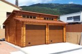 Doppelgarage aus Holz TWIN DUO (44 mm), 6x6 m, 36 m² customer 1