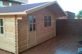 Gartenhaus aus Holz DREUX (44 mm), 5x5 m, 25 m² customer 1