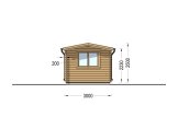Gartenhaus aus Holz OAK (44 mm), 6x3 m, 18 m² specification 5