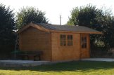 Gartenhaus aus Holz OSLO (Isoliert, 34+34 mm), 5x4 m, 20 m² customer 3