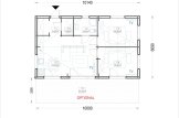 Holzhaus SELENE S (44 mm + Holzverschalung), 63 m² specification 1