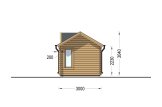 Gartenhaus aus Holz CLOCKHOUSE (34 mm), 4x3 m, 12 m² specification 5