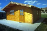 Gartenhaus aus Holz DREUX (44 mm), 5x5 m, 25 m² customer 2