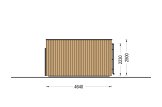 Gartenhaus aus Holz PREMIUM (34 mm + Holzverschalung), 6,5x4,5 m, 26 m² specification 3