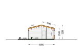 Holzhaus NICOLE (Isoliert, 44 mm + Holzverschalung), 68 m² specification 6