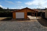 Holzgarage MULTI (44 mm), 4x6 m mit Carport 3x6 m customer 1