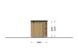 Gartensauna OKO (34 mm + Holzverschalung), 2.3x1.6 m, 2.7 m² specification 4
